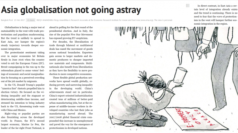 Opinion Piece - Asia Globalisation Not Going Astray