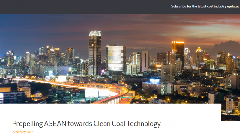 Opinion Piece - Propelling ASEAN towards Clean Coal Technology