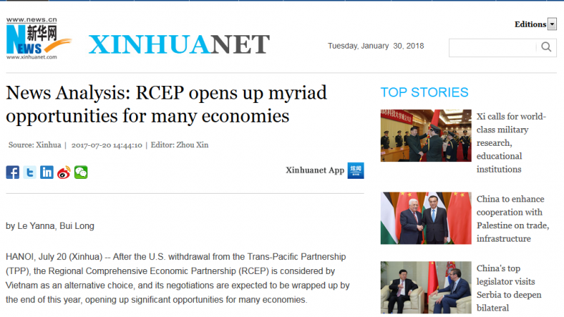 Article - News Analysis: RCEP opens up myriad opportunities for many economies
