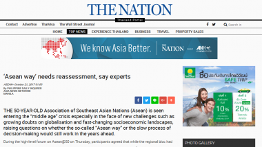 Article - 'Asean way' needs reassessment, say experts