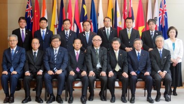 Japan LDP's Secretary General Toshihiro Nikai Visits ERIA