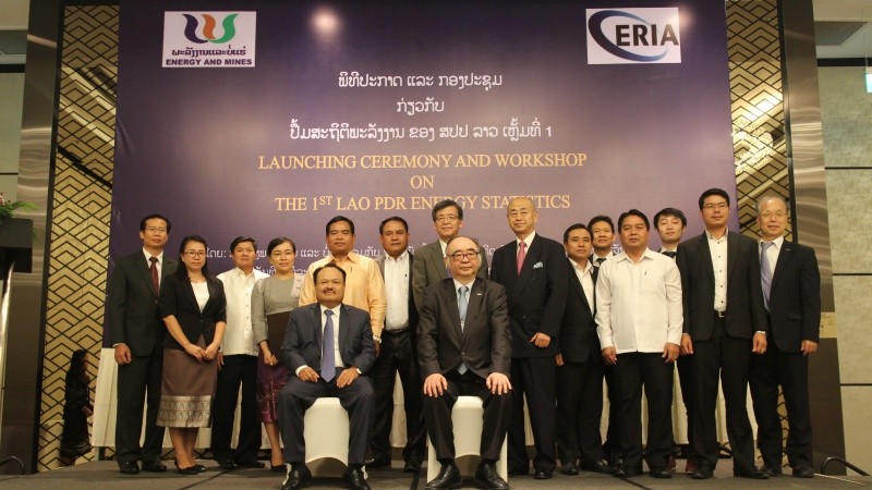 Lao PDR Ministry of Energy and Mines and ERIA Launched Lao PDR National Energy Statistics 2018
