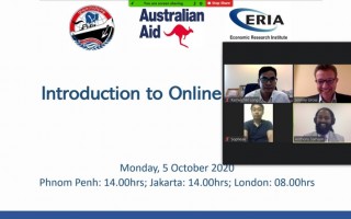 ERIA and the Cambodian Ministry of Commerce Kickstarts E-Commerce Through Online Learning