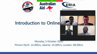 ERIA and the Cambodian Ministry of Commerce Kickstarts E-Commerce Through Online Learning