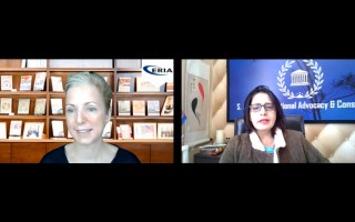 ERIA's Director of Communications, Lydia Ruddy hosts AmCham ASEAN Committee 2021 Kick-off Meeting