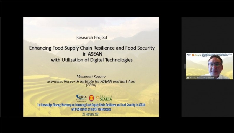 ERIA Co-organises Workshop on Food Security and Digital Technology
