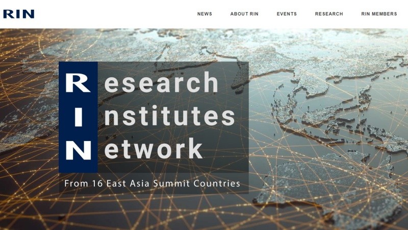 ERIA’s Research Institutes Network Launches Its Website
