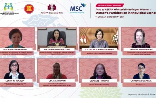 ERIA Talks Inclusive Digital Economy during the ASEAN Ministerial Meeting on Women Policy Dialogue