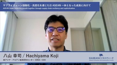 ERIA's COO Discusses ASEAN-Japan Growth Through Supply Chain Resiliency and Sophistication