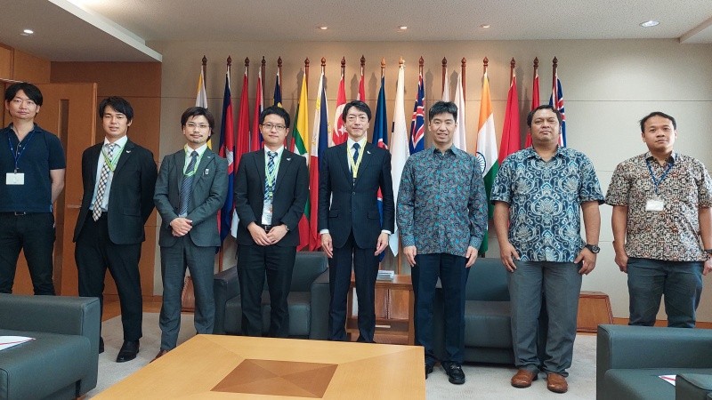 ERIA Receives Courtesy Visit from SEOM Leader from Ministry of Economy, Trade, and Industry Japan