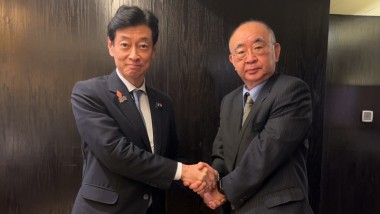 ERIA President Meets the Minister of Economy Trade and Industry of Japan 