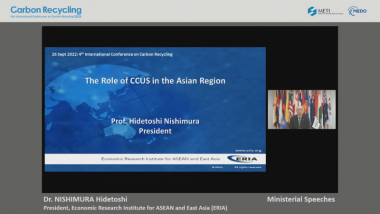 ERIA President Calls for Mitigation Measures to Achieve Carbon Neutrality