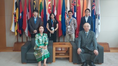 ERIA President Receives Courtesy Visit from Secretary General of AIPA