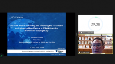 ERIA Presents Findings from Research Project on Sustainable Agriculture at 17th ATWGARD Meeting