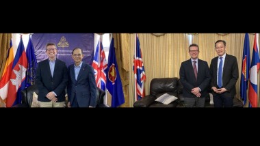 ERIA Makes Courtesy Visits to Cambodian and Lao Ambassadors in London