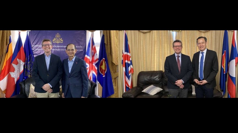 ERIA Makes Courtesy Visits to Cambodian and Lao Ambassadors in London