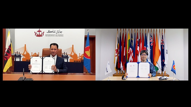 ERIA Signs MoU with Brunei Darussalam's Department of Energy for Energy Cooperation