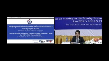 ERIA Supports Wrap-Up Meeting on Lao PDR’s PEDs