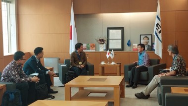 ERIA President Holds Meeting with President Director of Mitsubishi Heavy Industries Indonesia