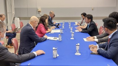 ERIA and Canadian Ministry Discuss Closer Relationship at G7 Trade Ministers Meeting