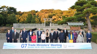 ERIA President Addresses G7 Trade Ministers’ Working Dinner