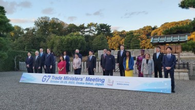 ERIA President Attends the G7 Trade Ministers Outreach Meeting in Osaka