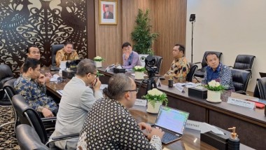 President Tetsuya Watanabe Calls on Indonesian Coordinating Minister for Economic Affairs