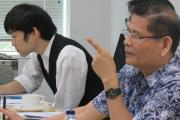 ERIA Economist Dr Eiichi Kusano (left) and Senior Economist Dr Ponciano S Intal, Jr