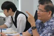ERIA Economist Dr Eiichi Kusano (left) and Senior Economist Dr Ponciano S Intal, Jr