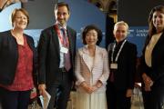With Speakers at London Conference