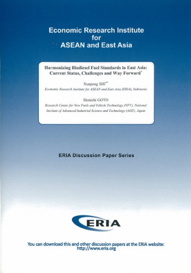 Harmonizing Biodiesel Fuel Standards in East Asia: Current Status, Challenges and Way Forward