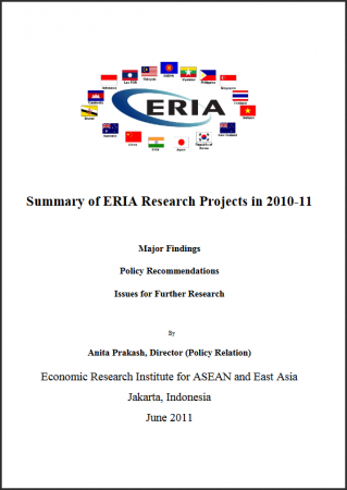 Summary of ERIA Research Projects 2010 - 2011