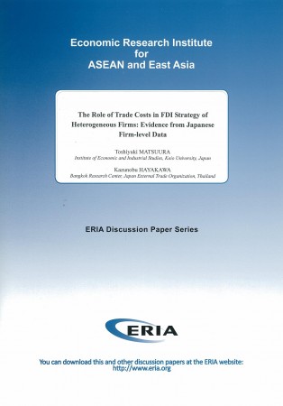 The Role of Trade Costs in FDI Strategy of Heterogeneous Firms: Evidence from Japanese Firm-level Data