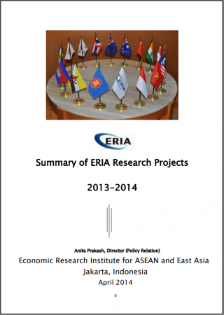 Summary of ERIA Research Projects 2013-2014