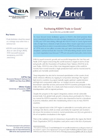 Facilitating ASEAN Trade in Goods