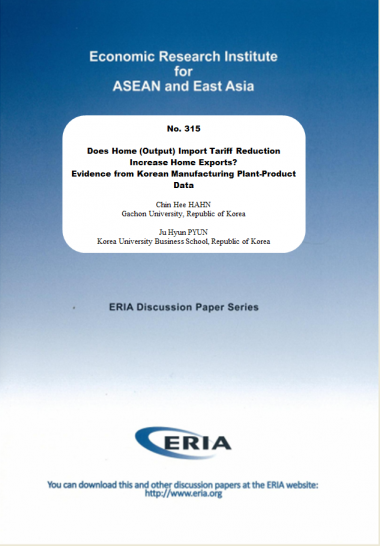 Does Home (Output) Import Tariff Reduction Increase Home Exports? Evidence from Korean Manufacturing Plant–Product Data