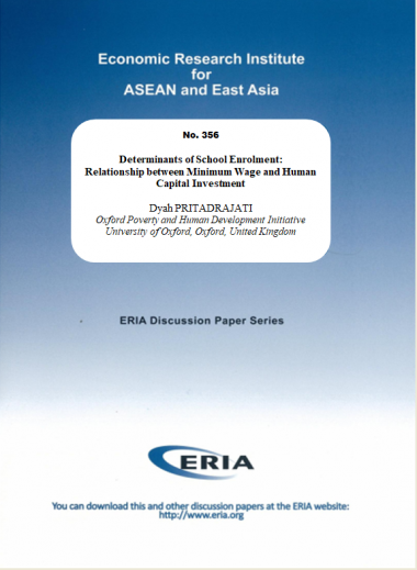 Determinants of School Enrolment: Relationship between Minimum Wage and Human Capital Investment