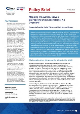 Mapping Innovation-Driven Entrepreneurial Ecosystems: An Overview
