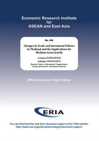 Changes in Trade and Investment Policies in Thailand and the Implications for Medium-term Growth