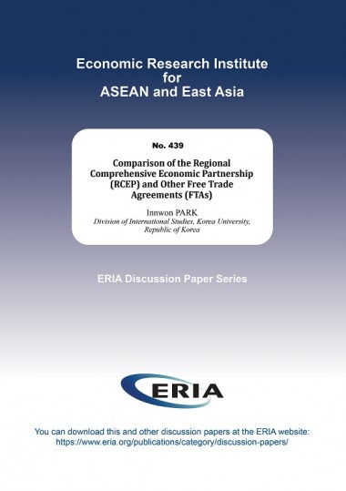 Comparison of the Regional Comprehensive Economic Partnership (RCEP) and Other Free Trade Agreements (FTAs)