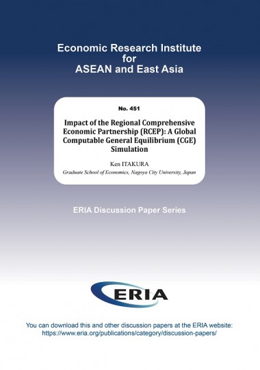 Impact of the Regional Comprehensive Economic Partnership (RCEP): A Global Computable General Equilibrium (CGE) Simulation