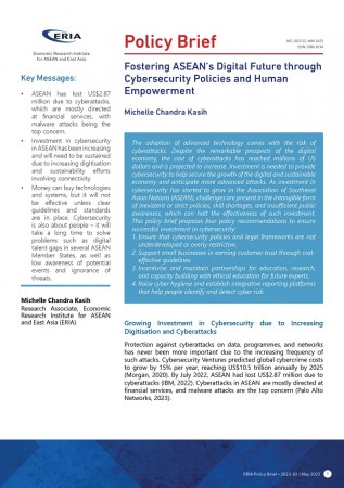 Fostering ASEAN’s Digital Future through Cybersecurity Policies and Human Empowerment